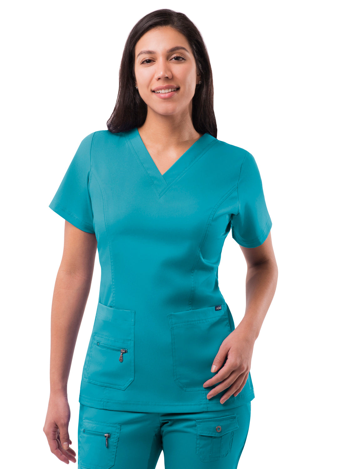 Womens Elevated V-neck Scrub Top