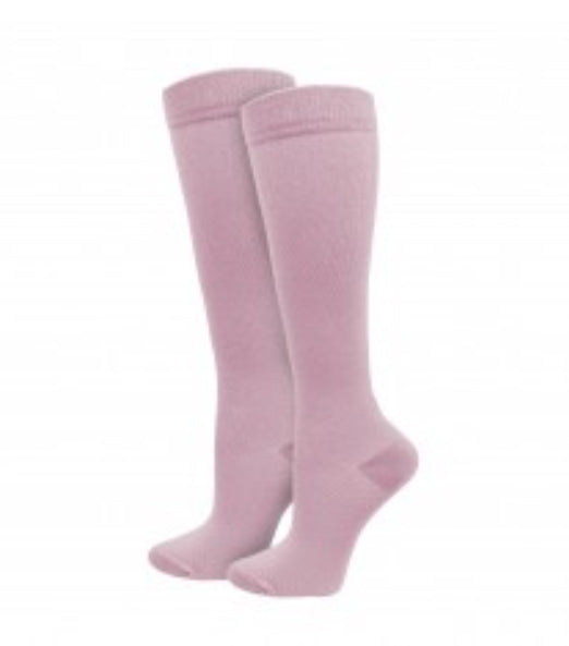 Solid Pink Compression Socks