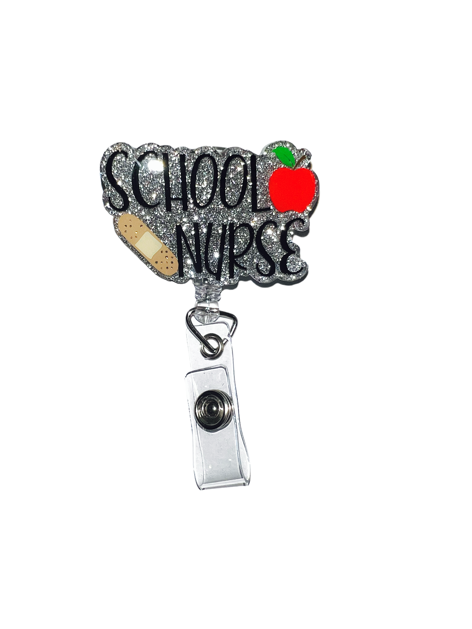 School Nurse Badge Reel – Klassy & Essential Medical Apparel