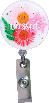 Blessed Glitterific Badge Reel