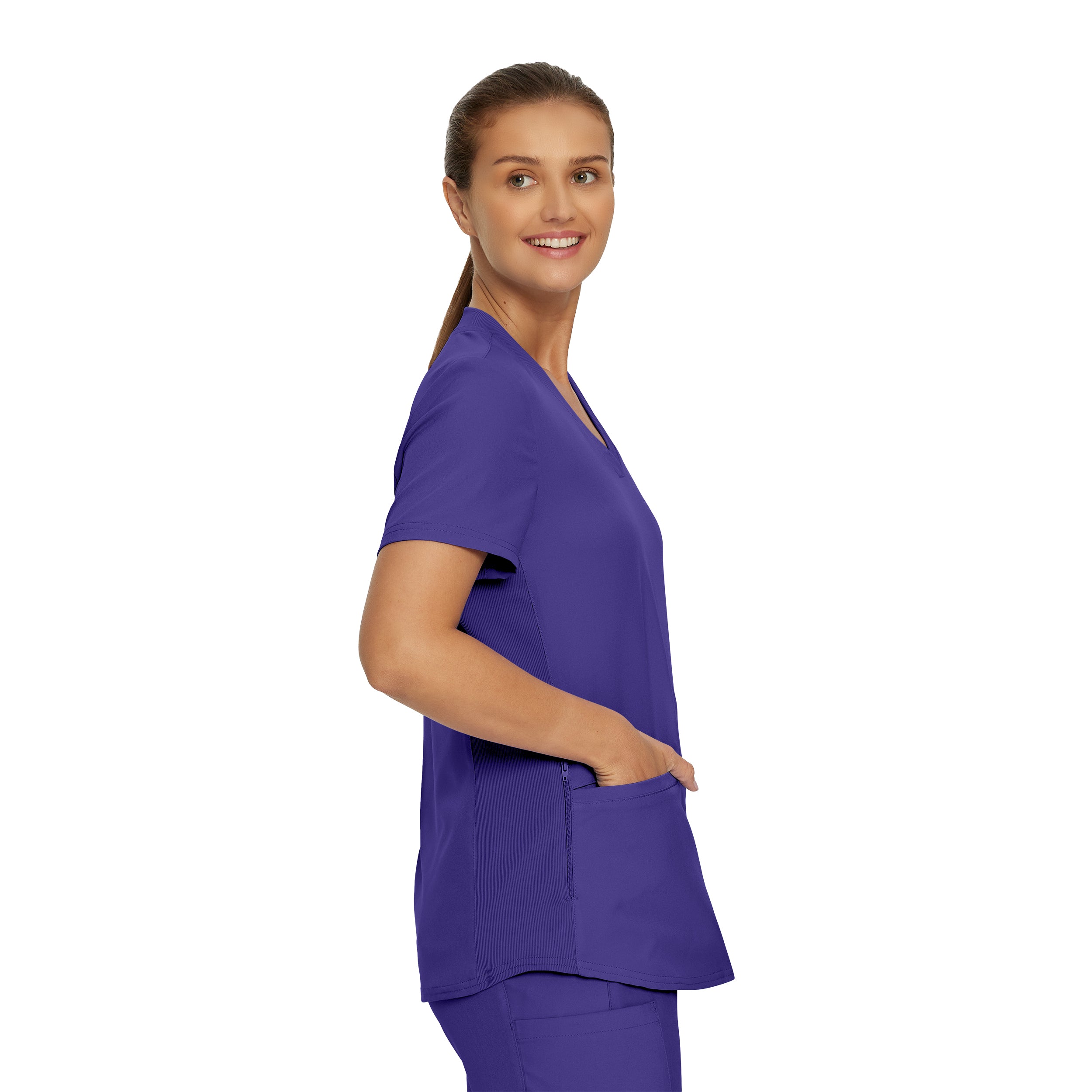 Landau Forward Women's 3-Pocket V-Neck Scrub Top