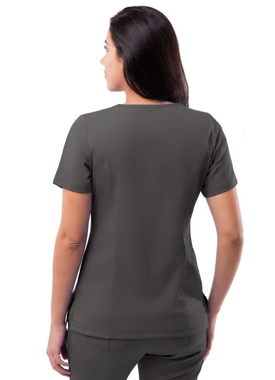 Womens Elevated V-neck Scrub Top