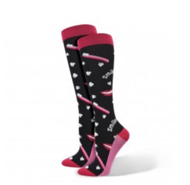 Toothbrush & Smile Compression Socks