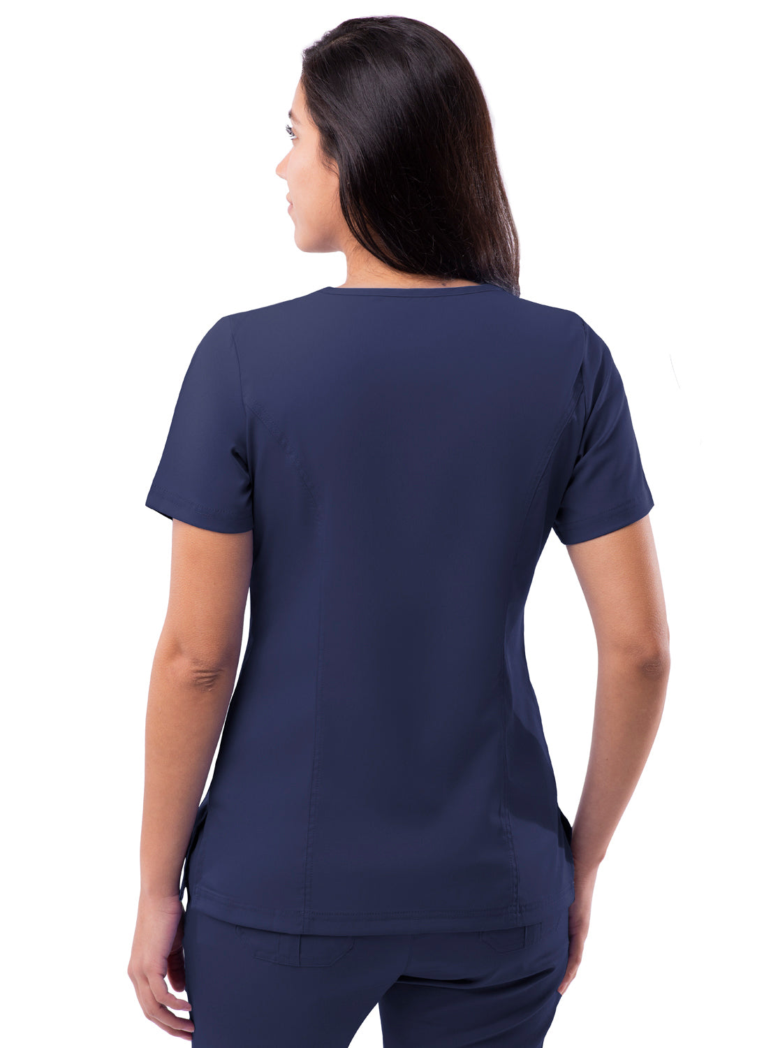 Womens Elevated V-neck Scrub Top