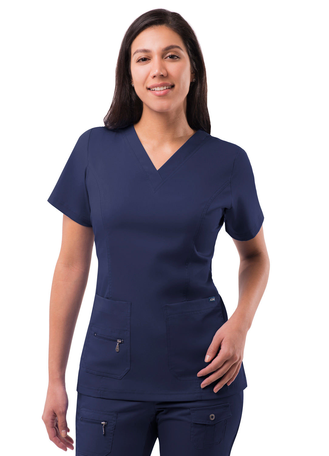 Womens Elevated V-neck Scrub Top