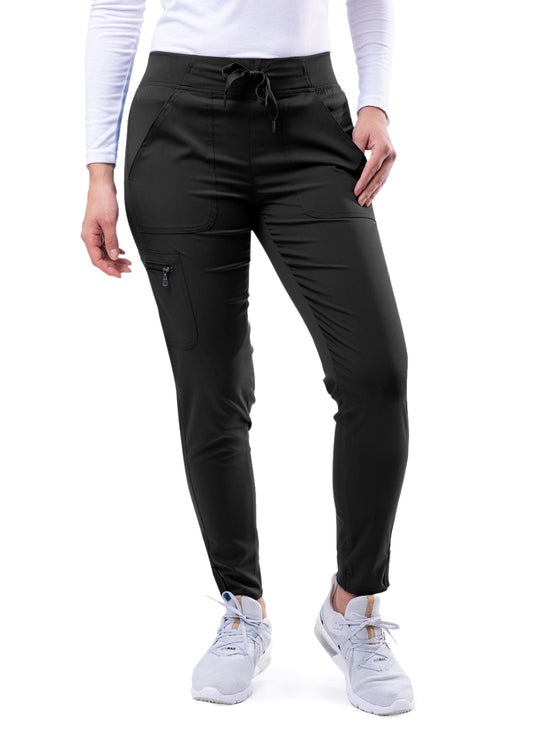 Women's Essential Black Medical Scrub Pant