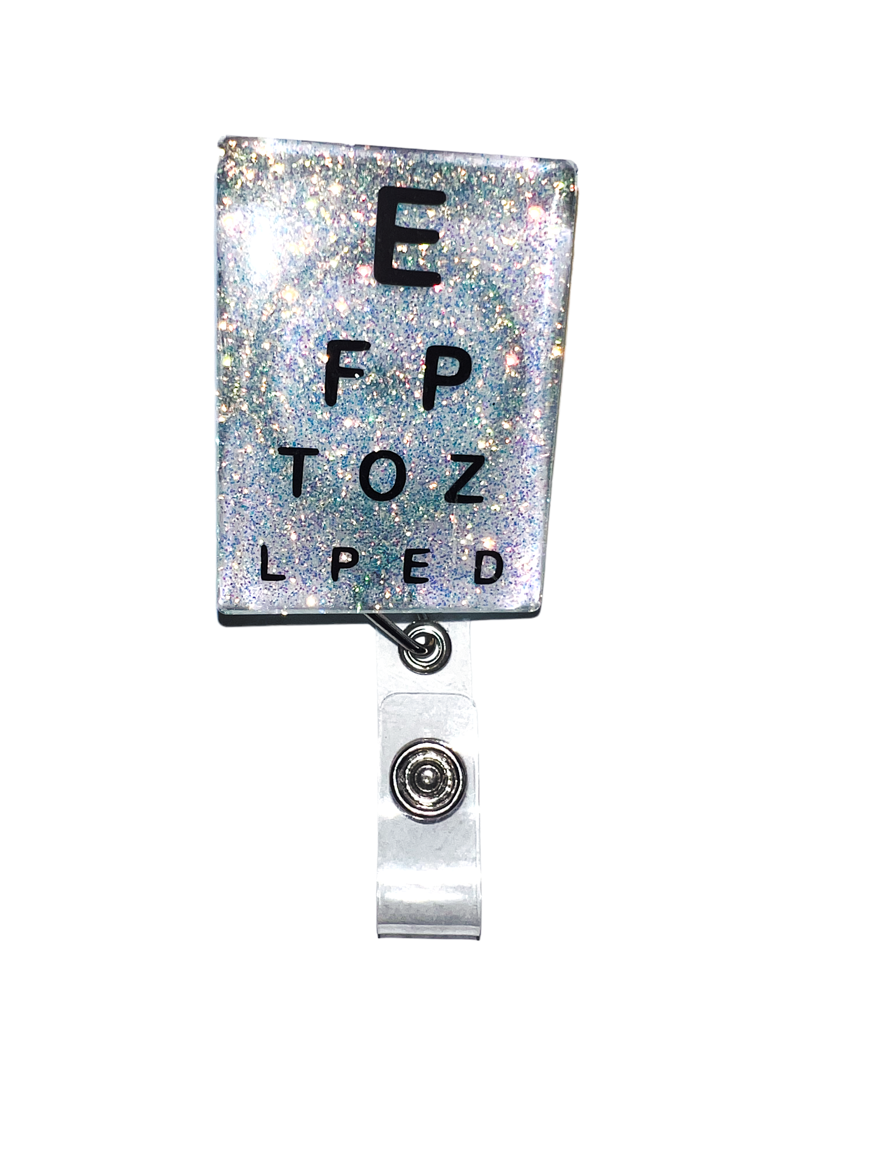 Eye Chart Badge Reel