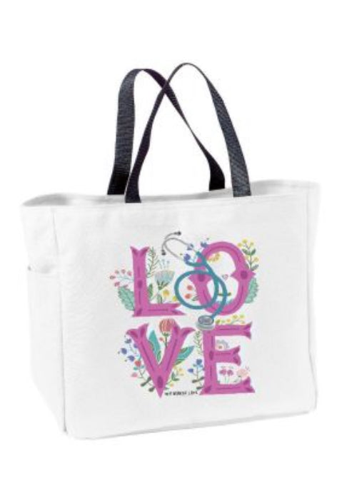 Love Pink Tote Bag